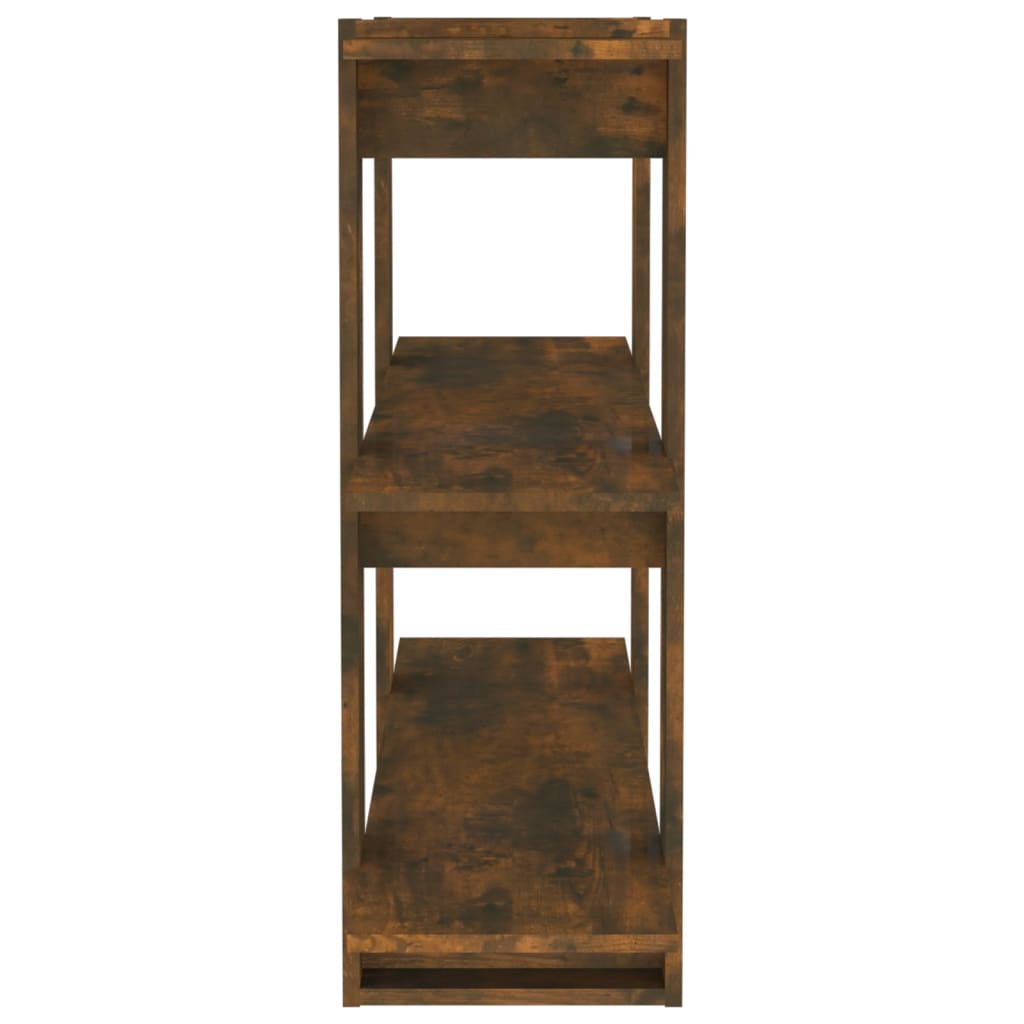 Boekenkast/Kamerscherm 100X30X87 Cm Gerookt Eikenkleurig