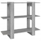 Boekenkast/Kamerscherm 100X30X87 Cm Grijs Sonoma Eikenkleurig