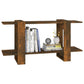 Boekenkast 100X30X51 Cm Bewerkt Hout Gerookt Eikenkleurig