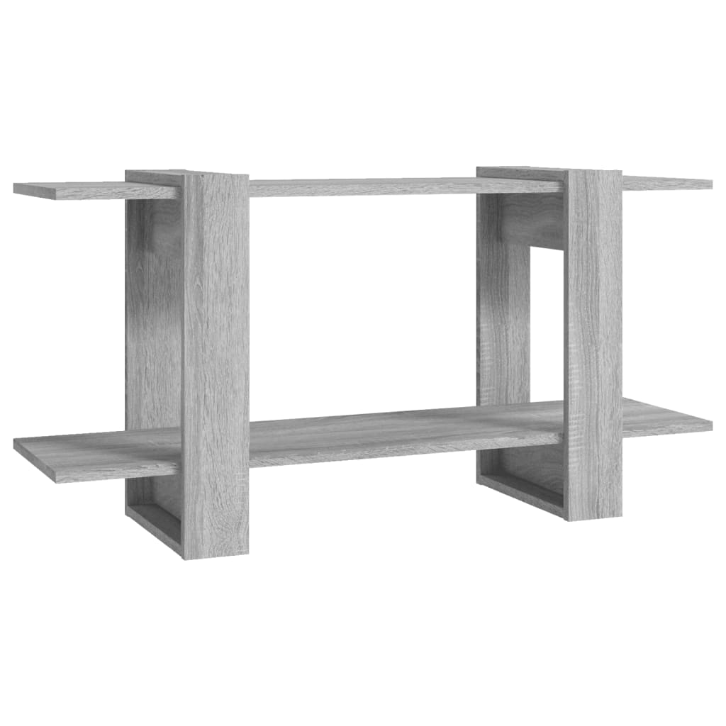 Boekenkast 100X30X51 Cm Bewerkt Hout Grijs Sonoma Eikenkleurig
