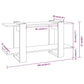 Boekenkast 100X30X51 Cm Bewerkt Hout Grijs Sonoma Eikenkleurig