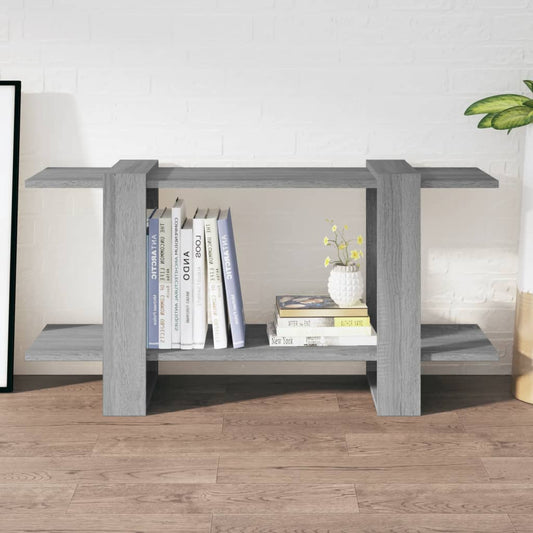 Boekenkast 100X30X51 Cm Bewerkt Hout Grijs Sonoma Eikenkleurig