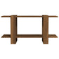 Boekenkast 100X30X51 Cm Bewerkt Hout Bruineikenkleurig