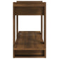 Boekenkast 100X30X51 Cm Bewerkt Hout Bruineikenkleurig