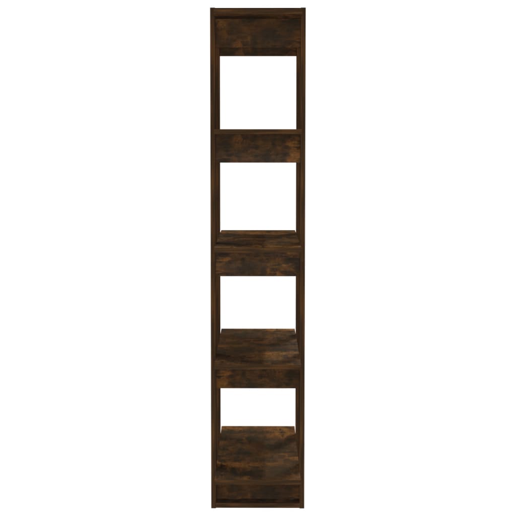 Boekenkast/Kamerscherm 80X30X160 Cm Spaanplaat Gerookt Eiken