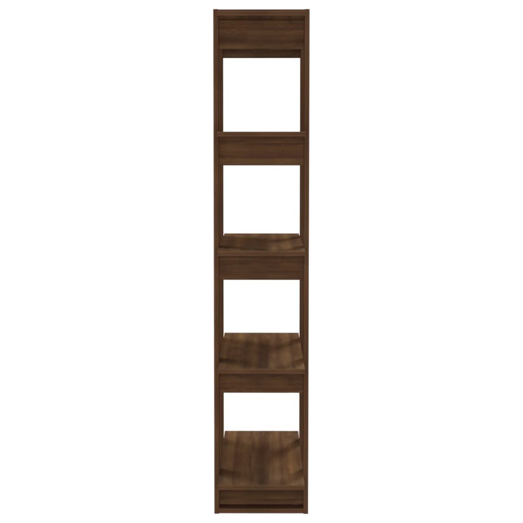 Boekenkast/Kamerscherm 80X30X160 Cm Spaanplaat Bruineikenkleur