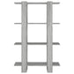 Boekenkast/Kamerscherm 80X30X123,5 Cm Grijs Sonoma Eikenkleurig