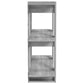 Boekenkast/Kamerscherm 80X30X87 Cm Grijs Sonoma Eikenkleurig