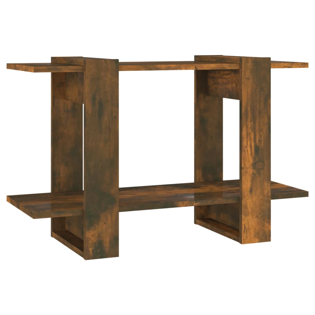 Boekenkast/Kamerscherm 80X30X51 Cm Gerookt Eikenkleurig