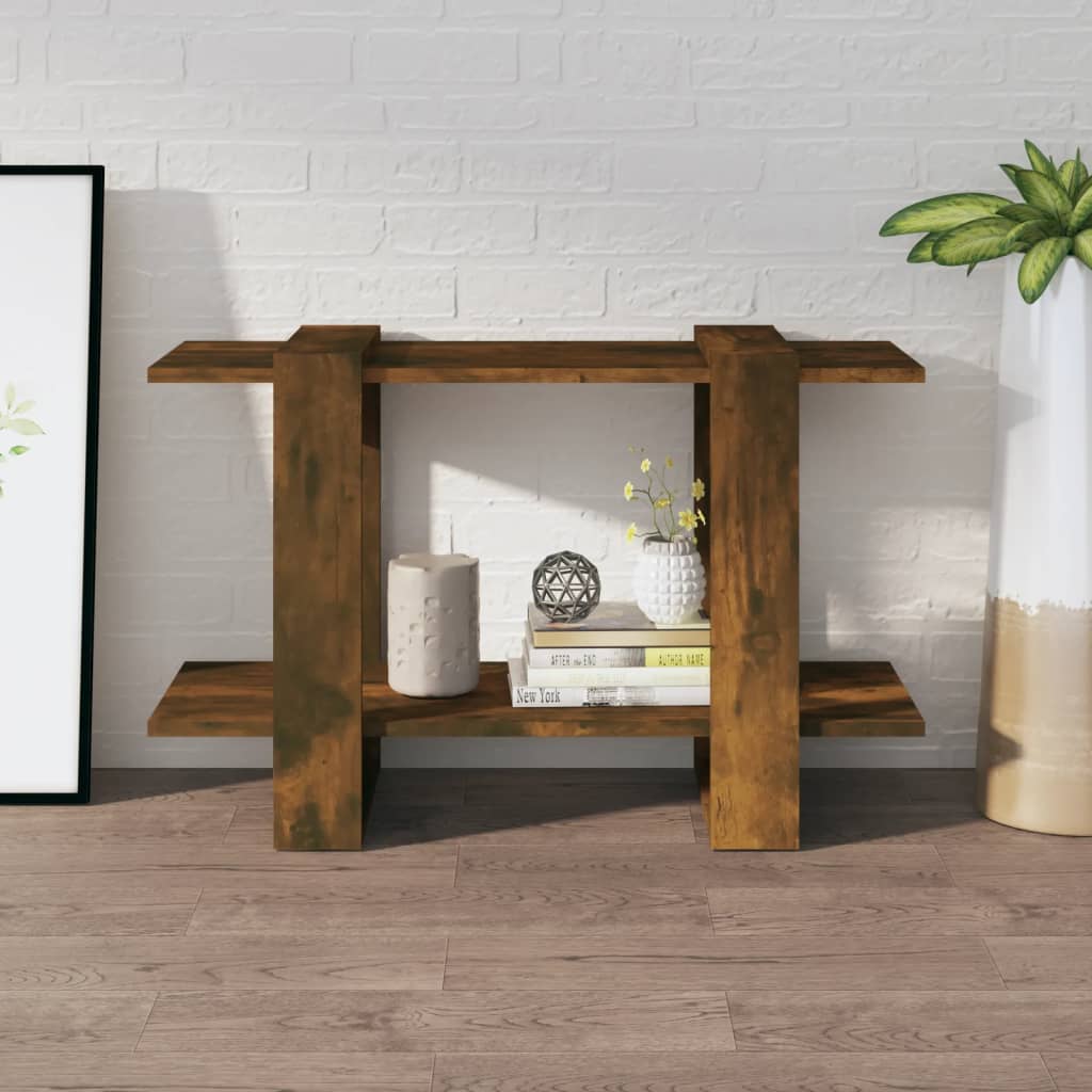 Boekenkast/Kamerscherm 80X30X51 Cm Gerookt Eikenkleurig