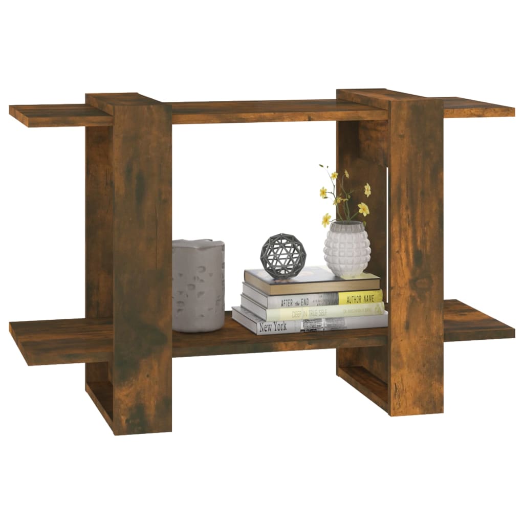Boekenkast/Kamerscherm 80X30X51 Cm Gerookt Eikenkleurig