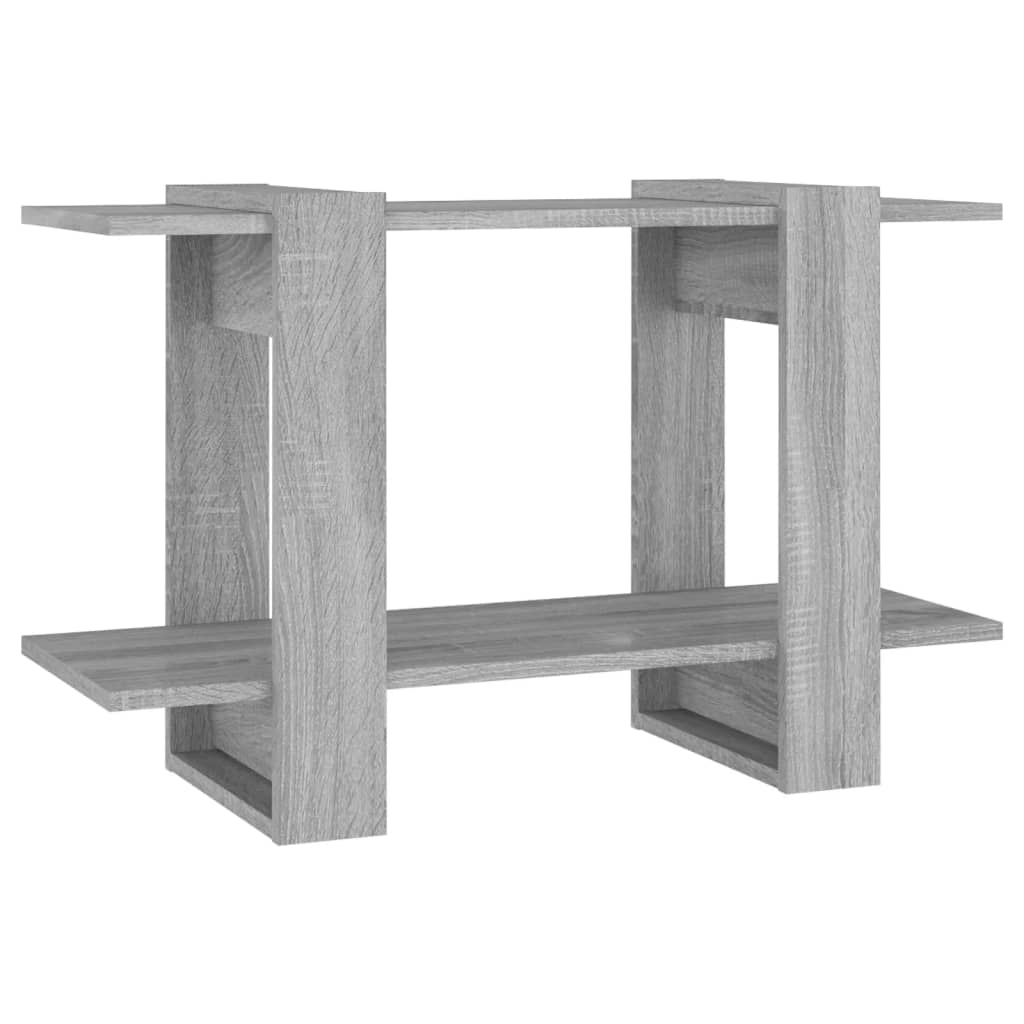 Boekenkast/Kamerscherm 80X30X51 Cm Grijs Sonoma Eikenkleurig