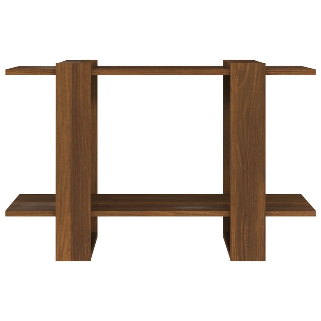 Boekenkast/Kamerscherm 80X30X51 Cm Bruineikenkleurig