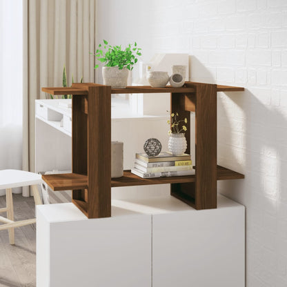 Boekenkast/Kamerscherm 80X30X51 Cm Bruineikenkleurig