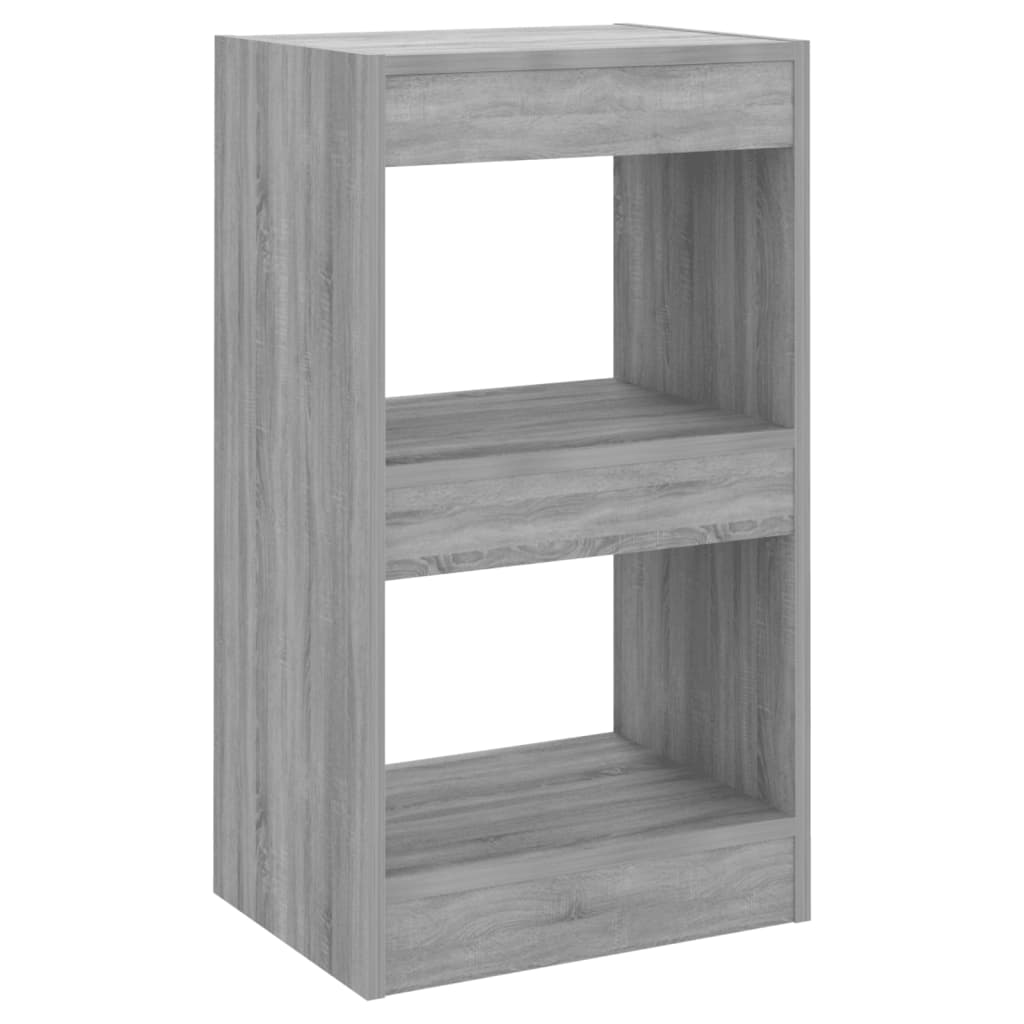 Boekenkast/Kamerscherm 40X30X72 Cm Grijs Sonoma Eikenkleurig