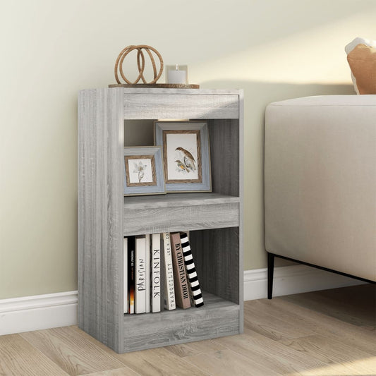 Boekenkast/Kamerscherm 40X30X72 Cm Grijs Sonoma Eikenkleurig