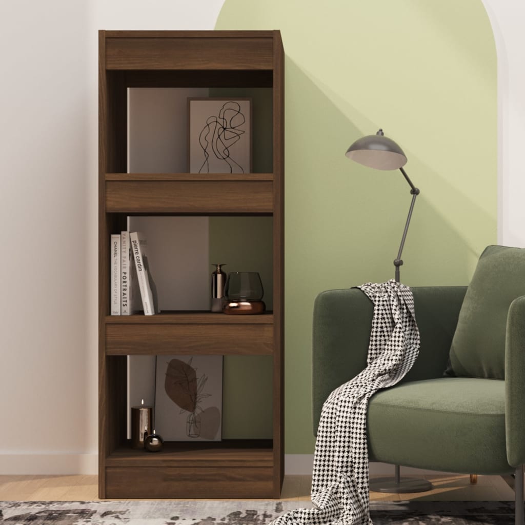 Boekenkast/Kamerscherm 40X30X103 Cm Spaanplaat Bruineikenkleur