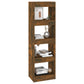 Boekenkast/Kamerscherm 40X30X135 Cm Gerookt Eikenkleurig
