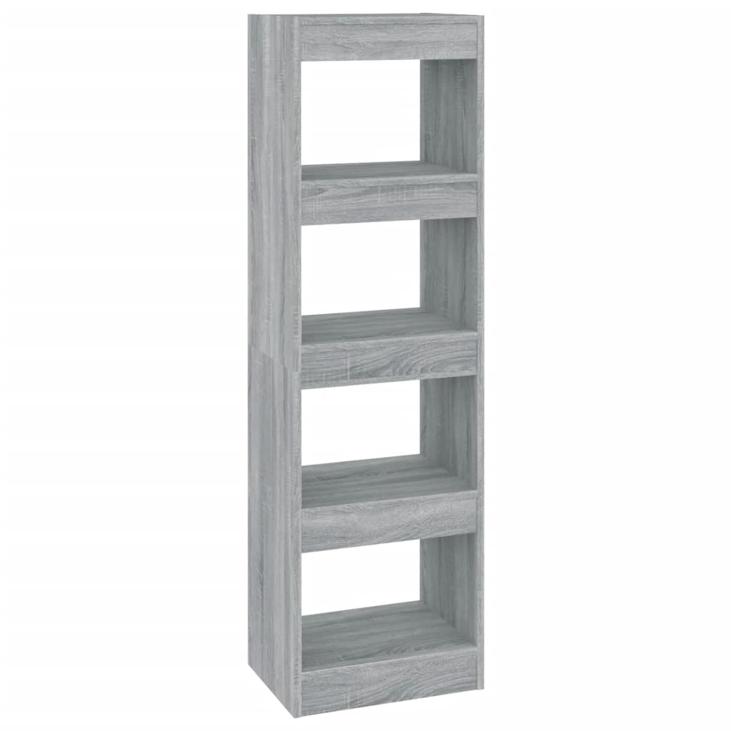 Boekenkast/Kamerscherm 40X30X135 Cm Grijs Sonoma Eikenkleurig