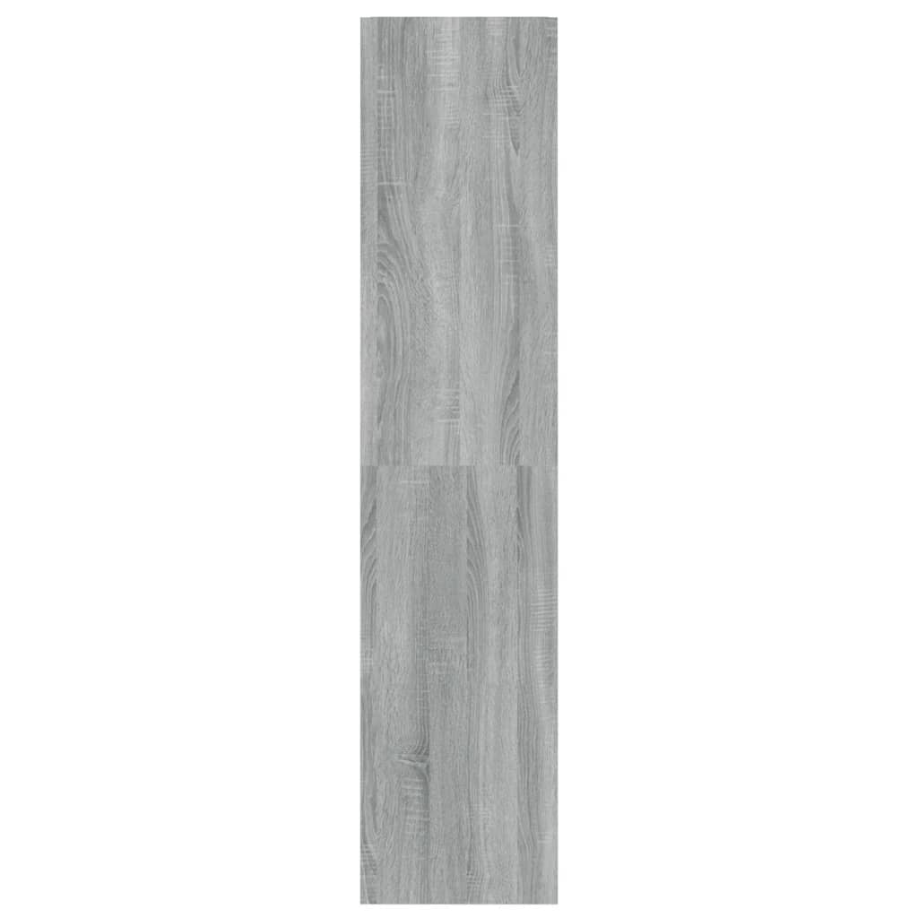Boekenkast/Kamerscherm 40X30X135 Cm Grijs Sonoma Eikenkleurig