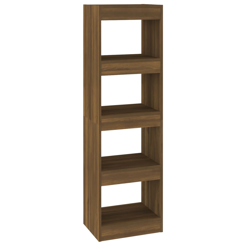 Boekenkast/Kamerscherm 40X30X135 Cm Bruineikenkleurig