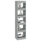Boekenkast/Kamerscherm 40X30X166 Cm Grijs Sonoma Eikenkleurig