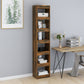 Boekenkast/Kamerscherm 40X30X198 Cm Gerookt Eikenkleurig
