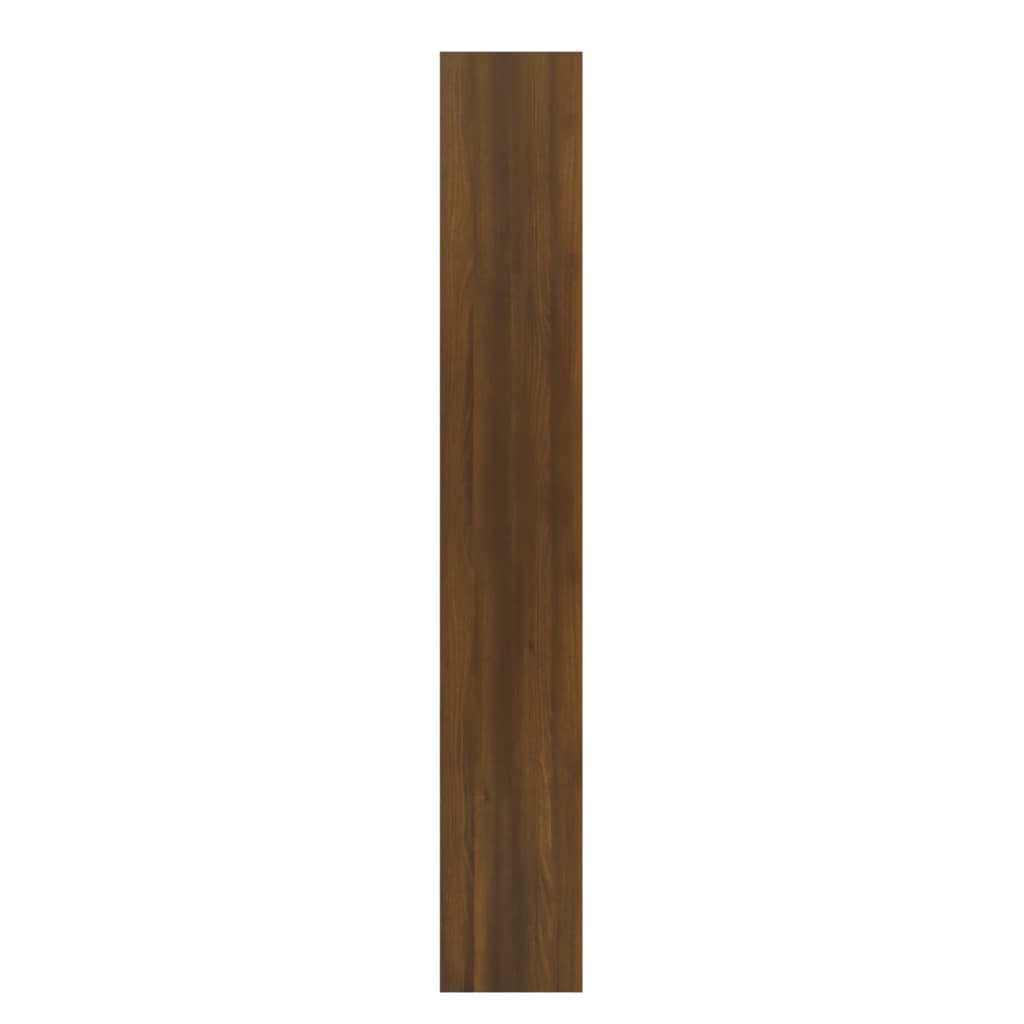 Boekenkast/Kamerscherm 40X30X198 Cm Bruineikenkleurig
