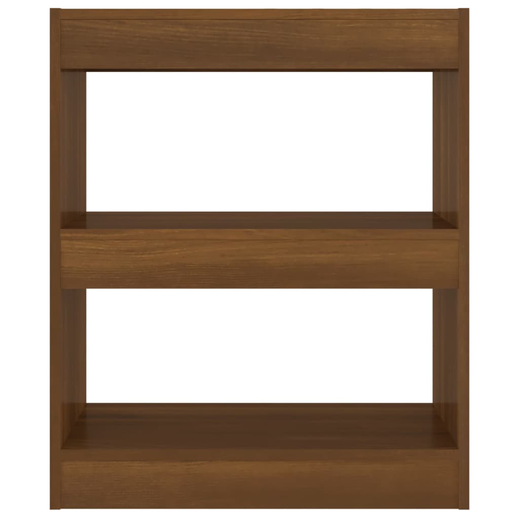 Boekenkast/Kamerscherm 60X30X72 Cm Bruineikenkleurig