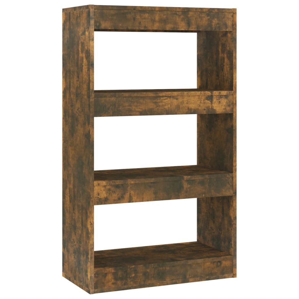 Boekenkast/Kamerscherm 60X30X103 Cm Spaanplaat Gerookt Eiken