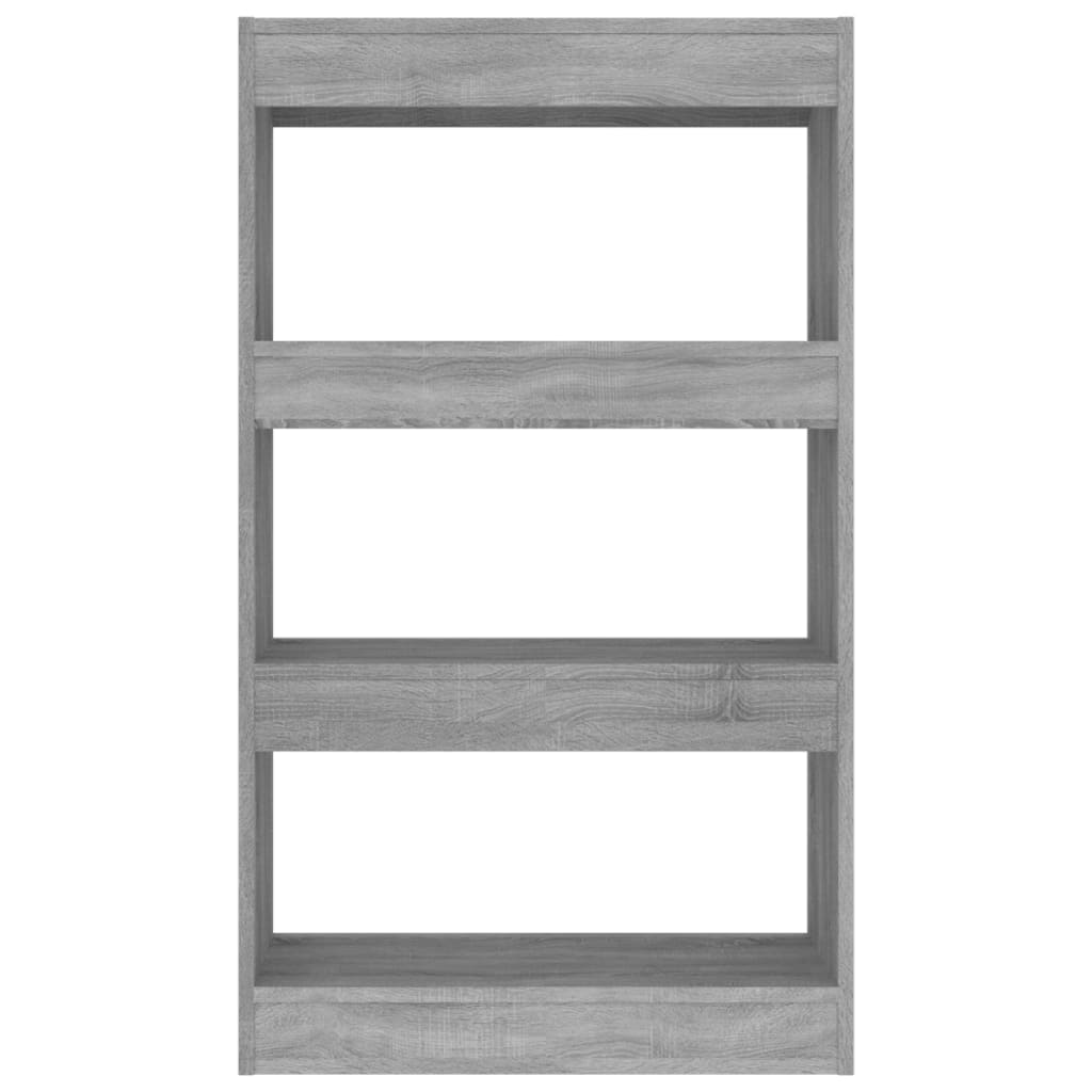 Boekenkast/Kamerscherm 60X30X103 Cm Spaanplaat Grijs Sonoma