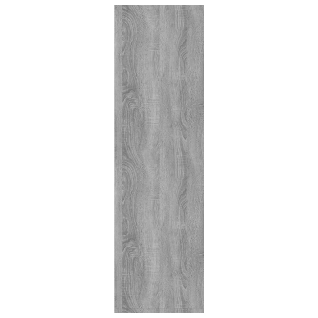 Boekenkast/Kamerscherm 60X30X103 Cm Spaanplaat Grijs Sonoma