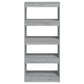 Boekenkast/Kamerscherm 60X30X135 Cm Bewerkt Hout Grijs Sonoma