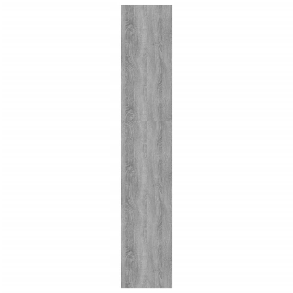 Boekenkast/Kamerscherm 60X30X166 Cm Spaanplaat Grijs Sonoma