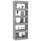 Boekenkast/Kamerscherm 60X30X166 Cm Spaanplaat Grijs Sonoma