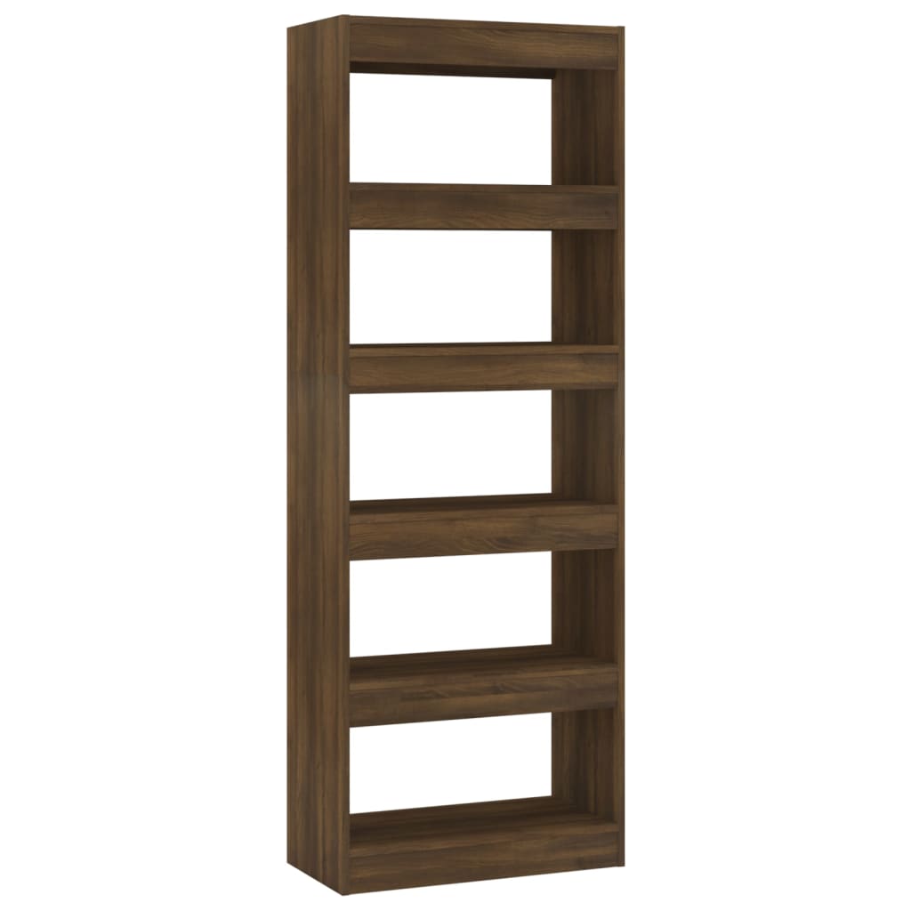 Boekenkast/Kamerscherm 60X30X166 Cm Spaanplaat Bruineikenkleur