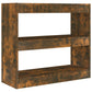 Boekenkast/Kamerscherm 80X30X72 Cm Gerookt Eikenkleurig