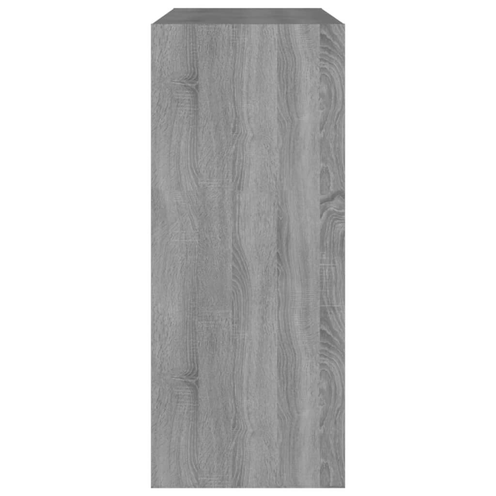 Boekenkast/Kamerscherm 80X30X72 Cm Grijs Sonoma Eikenkleurig
