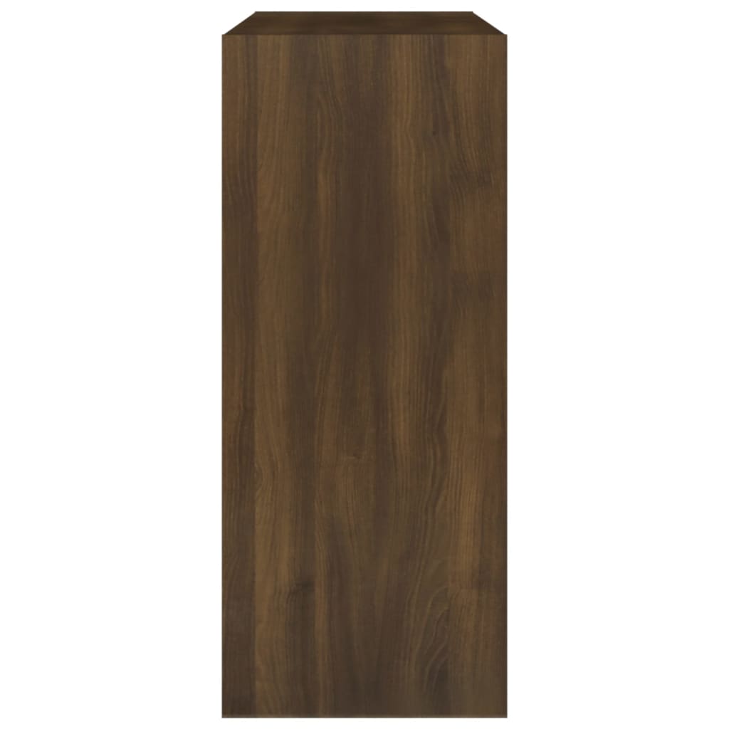 Boekenkast/Kamerscherm 80X30X72 Cm Bruineikenkleurig