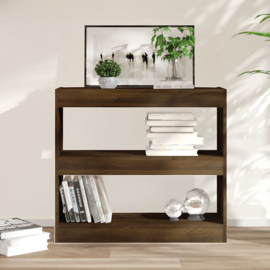 Boekenkast/Kamerscherm 80X30X72 Cm Bruineikenkleurig