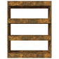 Boekenkast/Kamerscherm 80X30X103 Cm Bewerkt Hout Sonoma Eiken