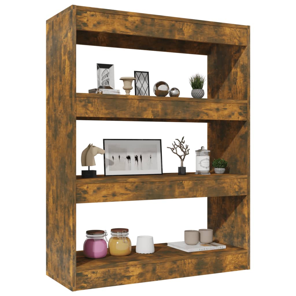 Boekenkast/Kamerscherm 80X30X103 Cm Bewerkt Hout Sonoma Eiken