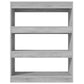 Boekenkast/Kamerscherm 80X30X103 Cm Bewerkt Hout Grijs Sonoma