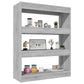 Boekenkast/Kamerscherm 80X30X103 Cm Bewerkt Hout Grijs Sonoma