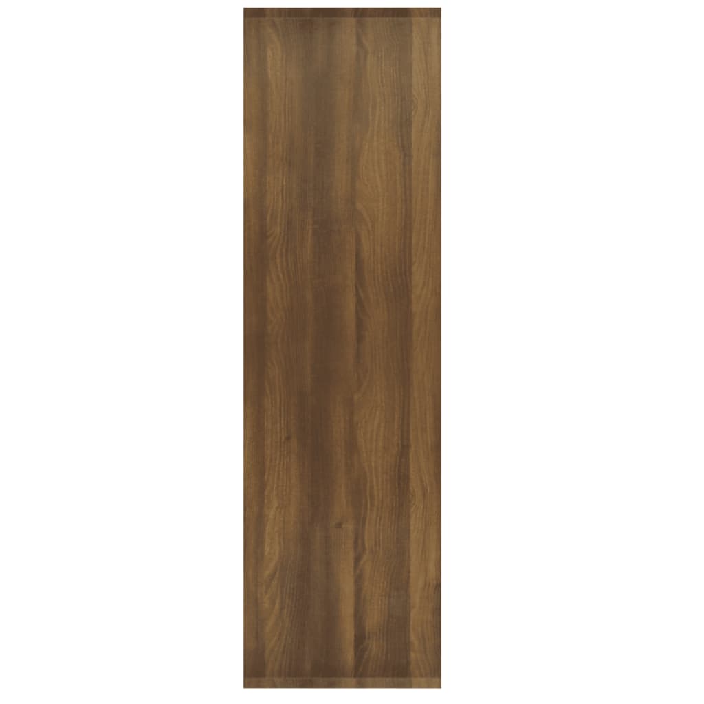 Boekenkast/Kamerscherm 80X30X103 Cm Bewerkt Hout Bruineiken