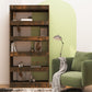 Boekenkast/Kamerscherm 80X30X166 Cm Spaanplaat Gerookt Eiken
