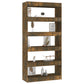 Boekenkast/Kamerscherm 80X30X166 Cm Spaanplaat Gerookt Eiken