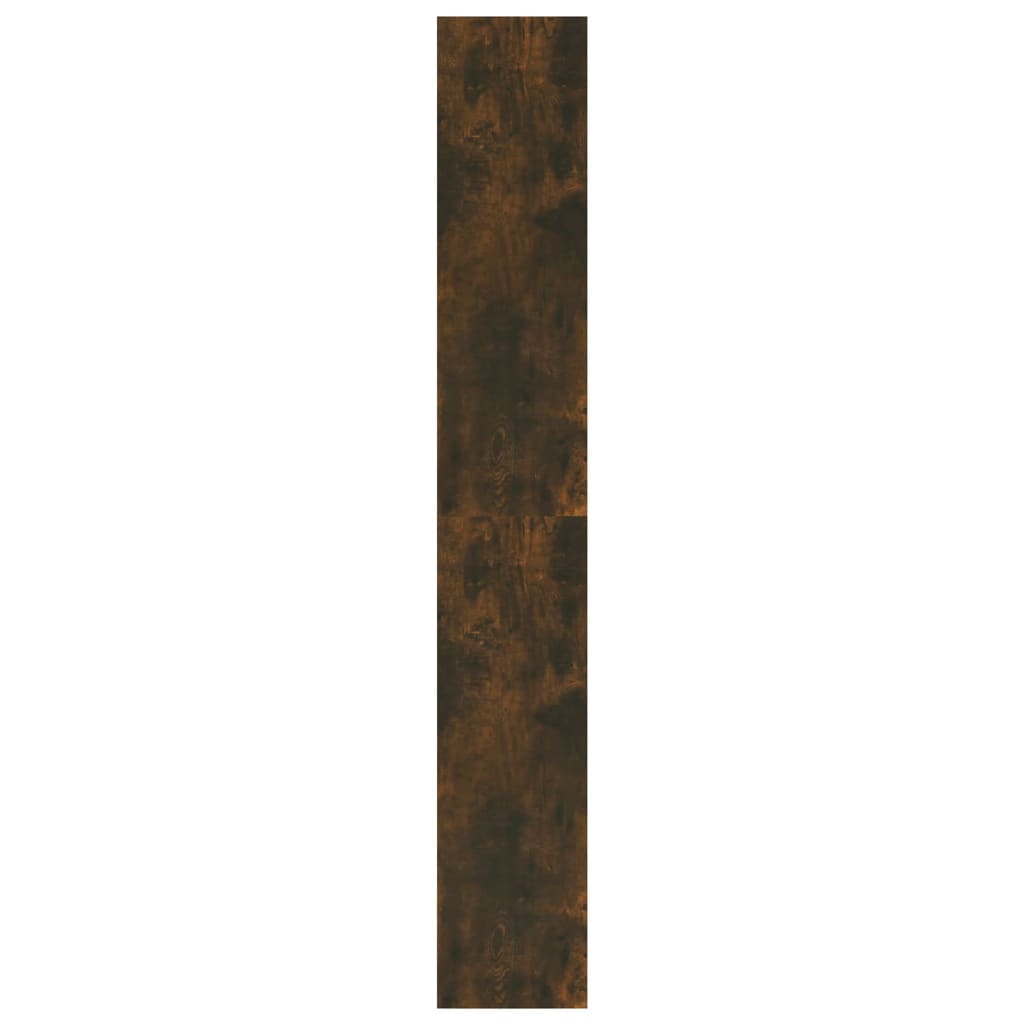 Boekenkast/Kamerscherm 80X30X198 Cm Spaanplaat Gerookt Eiken