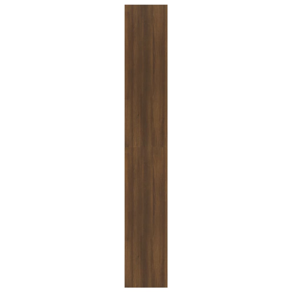 Boekenkast/Kamerscherm 80X30X198 Cm Spaanplaat Bruineikenkleur