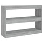 Boekenkast/Kamerscherm 100X30X72 Cm Grijs Sonoma Eikenkleurig